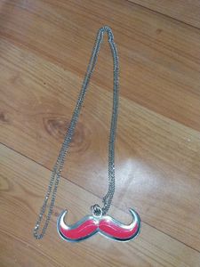 Funky Mustache Necklace