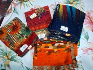 4 Combo Women's Sarees