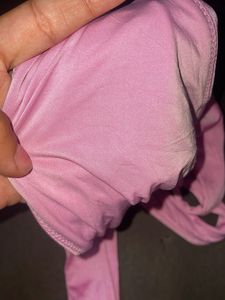 Pretty Pink Ruched Blouse Top
