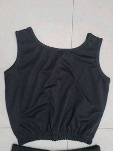 Black two piece co-ord set