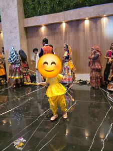 Kids Yellow Krishna Dress
