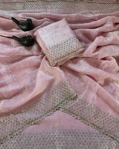 Elegant Sequined Saree