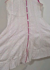 Off White Coloured Kurti