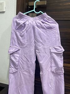 Nomad Lavender Cargo Trousers