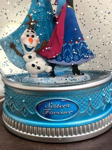 Frozen Sisters Musical Snow Globe with Lights