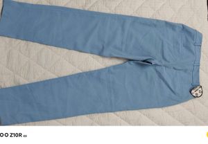 Light Blue Relaxed Fit Trousers