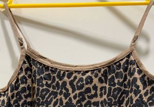Leopard Print Ribbed Cami Top 🐆✨