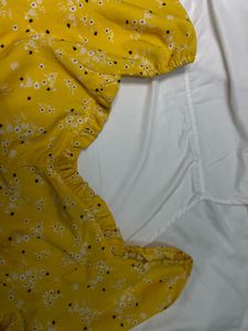 Floral Yellow Top