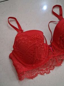 36C Stunning Red Lace Bra
