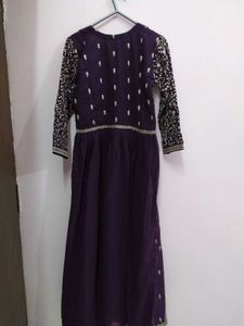 Party Wear Gown with Dupatta  (XS)