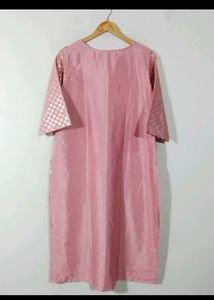 Janasya Pink Kurta Set...
