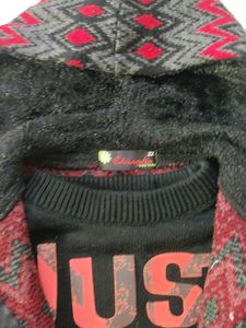 Stylish Black Sweater &amp; Hoodie Set for Boys