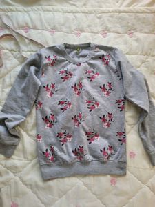 Floral Print Sweatshirt