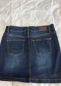 Classic Blue Denim Skirt