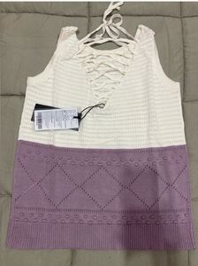 Roadster Crochet Styled Back Top with Tie-Ups