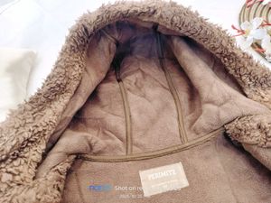 Cute Brown Fleece Coat