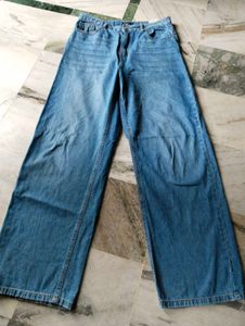 Light Wash Wide Leg Jeans