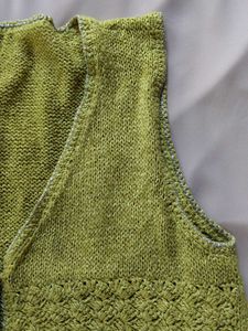 Lime Green Knit Vest