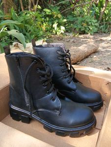 Black Combat Boots Price Drop