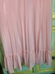 AND Pink Chiffon Maxi Dress