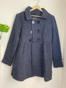 Chic Textured Double-Breasted Coat