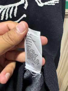 Arc'teryx Skeleton Print Brand Logo Black Sweater