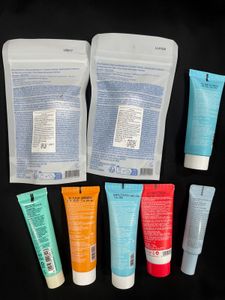 Laneige toners + sunscreen + dot &amp; key
