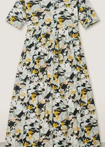 Beautiful Floral Print Maxi Dress