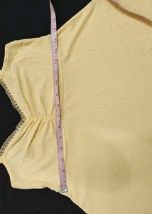 Yellow Causal Wear Top.