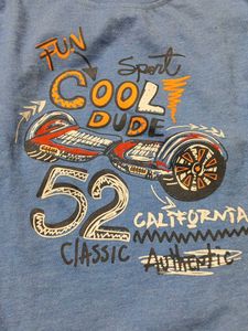 18-24 Mnth Cool Dude Blue T-shirt