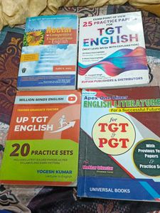 TGT English Practice Books Bundle set of 4