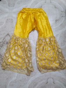Beautiful Yellow Embroidered Kurta