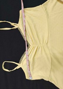 Yellow Causal Wear Top.