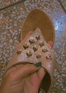 Sparkly Gold Heels