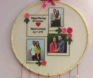 Hand Embroidered Photo Hoop