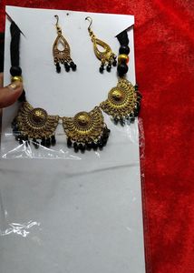 Black Handmade Jewelry Set
