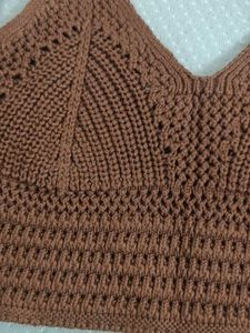 Crochet Knit Crop Top