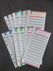 Assorted Craft Stickers and budget sheets