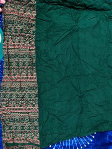 2 Piece Green Kurta/Gown Set