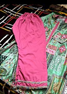 New Printed Kurta Set with Pink Palazzo