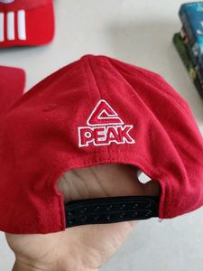 Stylish Red &amp; Black Baseball Cap