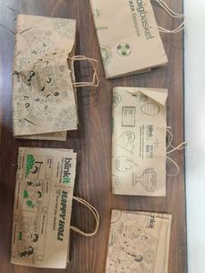 Blinkit Paper Bags - Set of 4