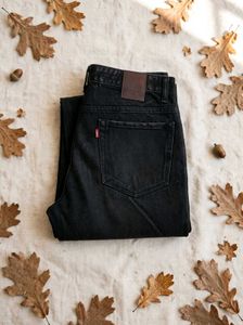 Black Straight Fit Jeans for Men