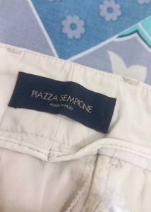 Elegant Piazza Sempione Beige Formal Trousers