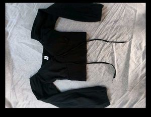 Stylish Black Puff Sleeve Top