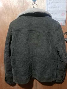unisex Grey Corduroy Jacket