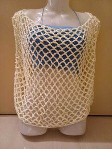 Crocheted messyTop Cover-Up