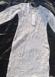 Brand New(PARAMOUNT CHIKAN) White Chikankari Kurta