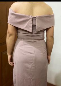 Elegant Off-Shoulder Slid dress