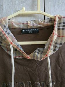 Brown Graphic Print T-Shirt